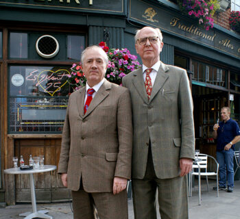 Gilbert & George à Hanbury Street, Londres © Photo DarTar, 2007