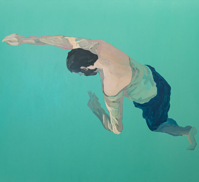 Tableau de sylvain brugiere intitulé flottant n°10