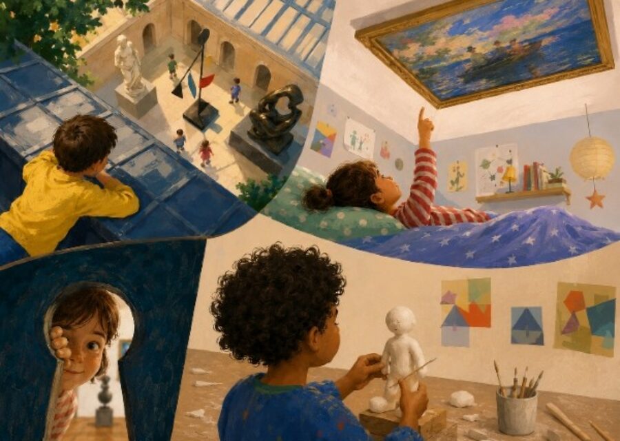 illustration de l'atelier le musée à l'envers