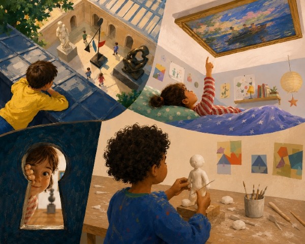 illustration de l'atelier le musée à l'envers