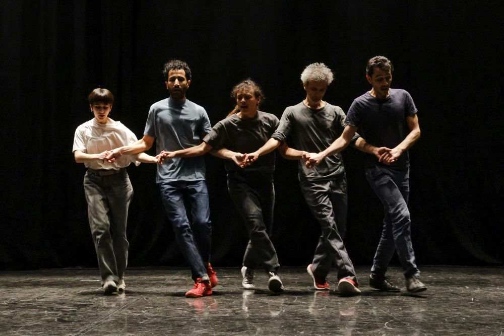 photo de répétition du spectacle Amazigh