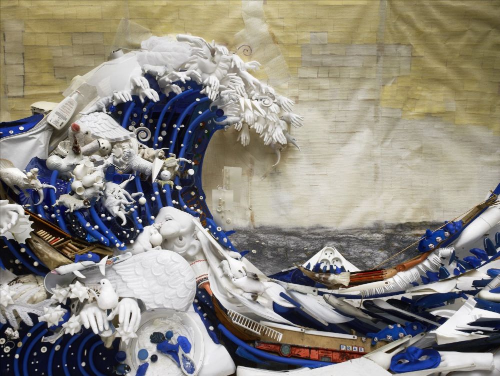 Oeuvre de Bernard Pras : La grande vague
